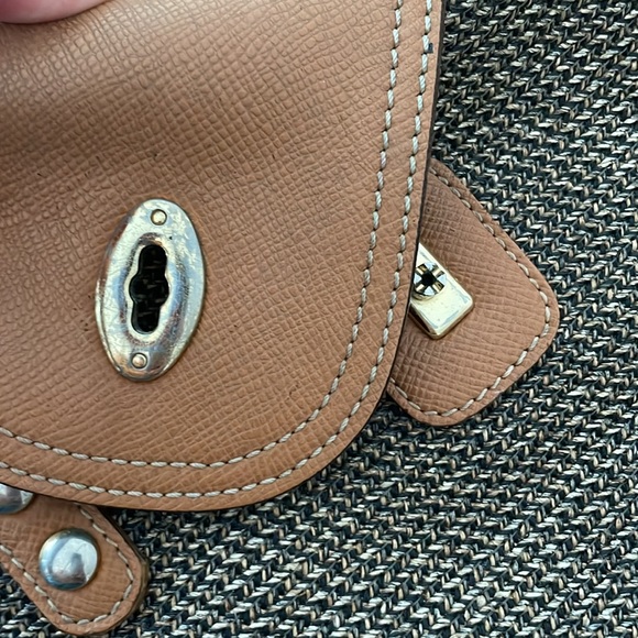 Eric Javits York Squishee Woven Brown Shoulder Tote Bag 2 Straps Zip Closure - Picture 13 of 13